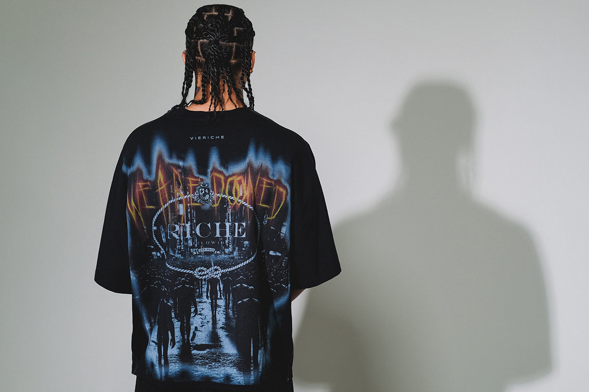 We're doomed tee Black by Vie+Riche
 - 4