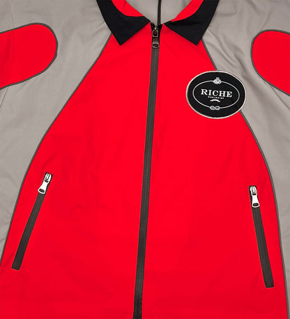 Nylon biker jacket set Red by Vie+Riche
 - 4