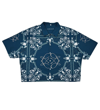 Reversible paisley set Navy by Vie+Riche
 - 3