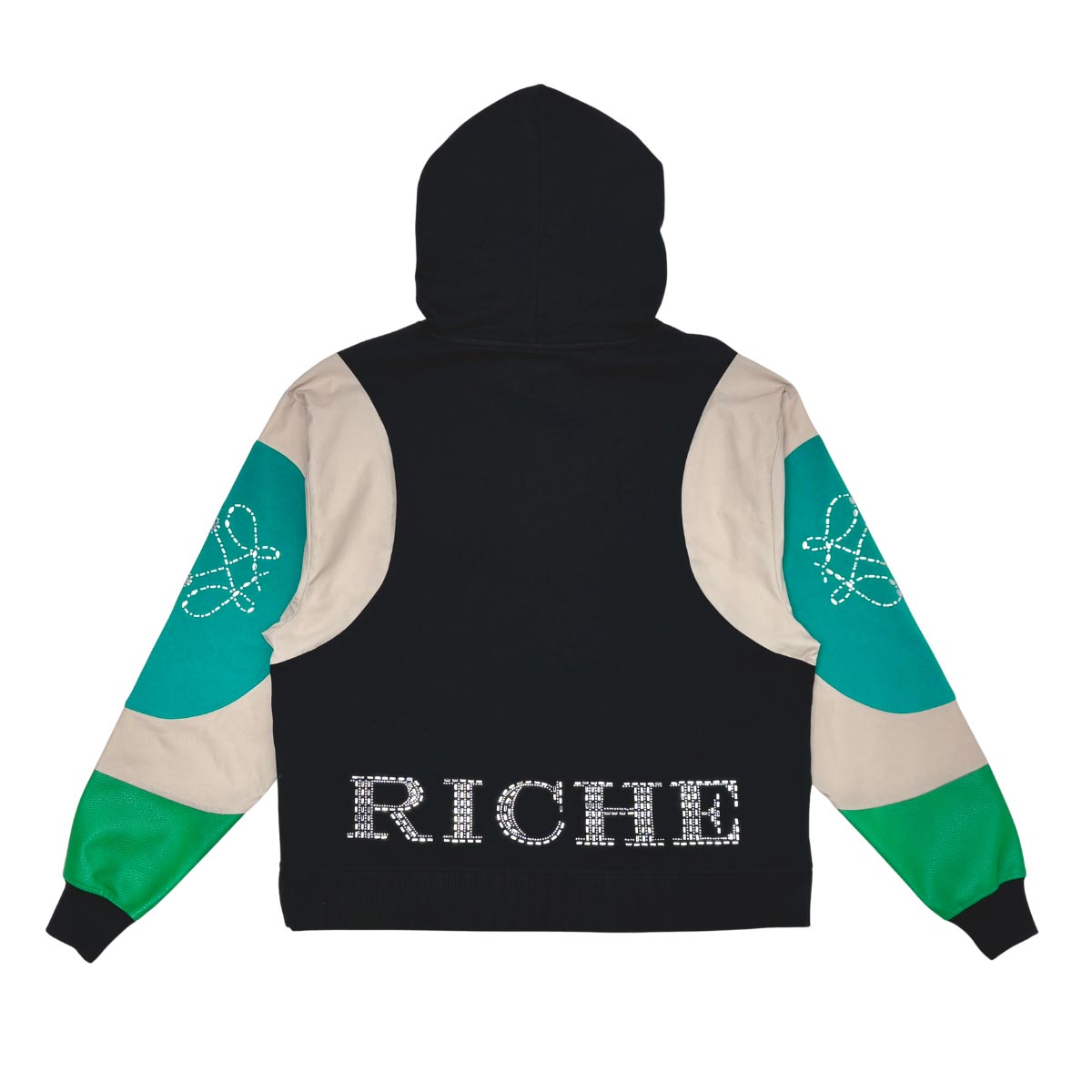 Embossed v hoodie Black by Vie+Riche
 - 4