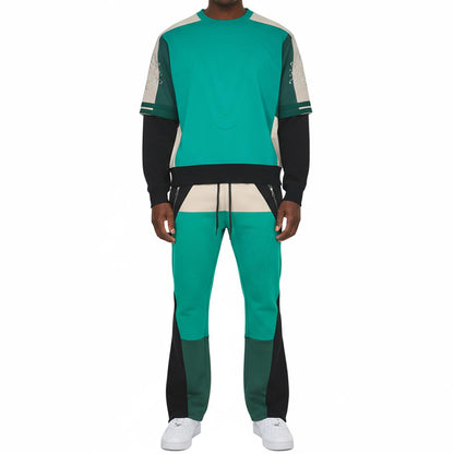 Heart check crew set Green by Vie+Riche
 - 1