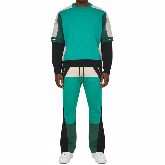 Heart check crew set Green by Vie+Riche
 - 1