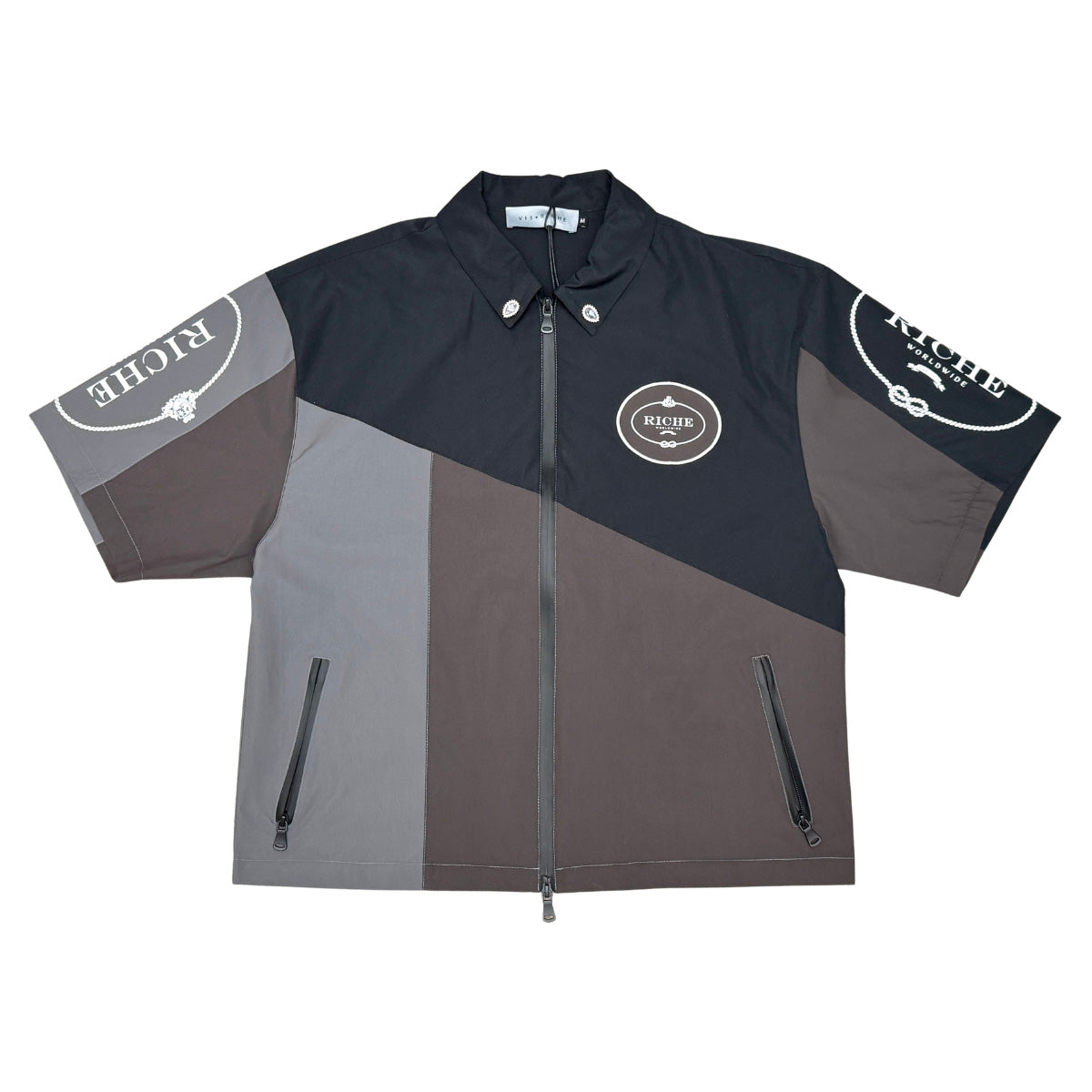 Monoblock jacket short set Black by Vie+Riche - 2