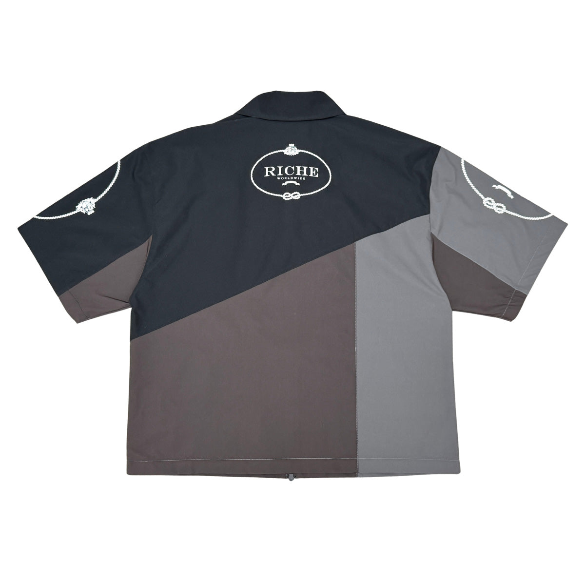 Monoblock jacket short set Black by Vie+Riche - 3