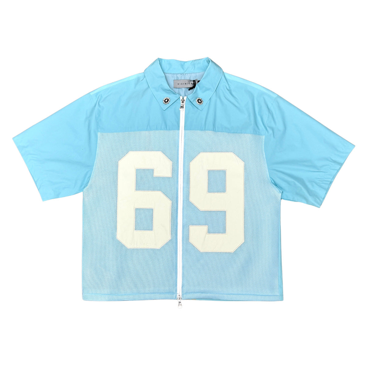 Goated shirt short set Blue by Vie+Riche - 2