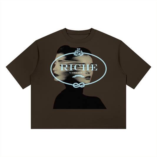 2Face Heavyweight Boxy T-Shirt - 1 | Vie+Riche