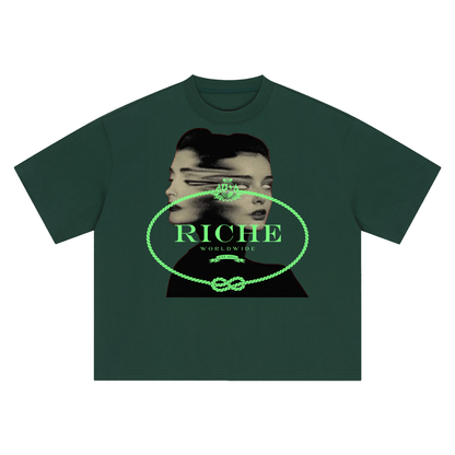 2Face Boxy Oversized T-Shirt - 1 | Vie+Riche