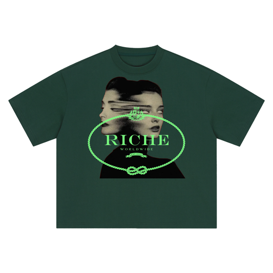 2Face Boxy Oversized T-Shirt - 1 | Vie+Riche
