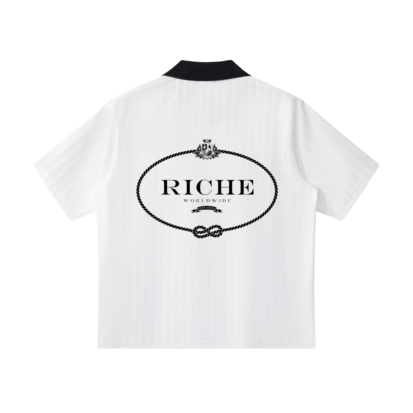 Polygamy Striped Soccer Jersey - 2 | Vie+Riche