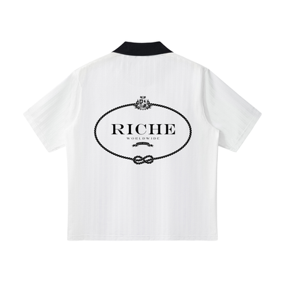Polygamy Striped Soccer Jersey - 2 | Vie+Riche