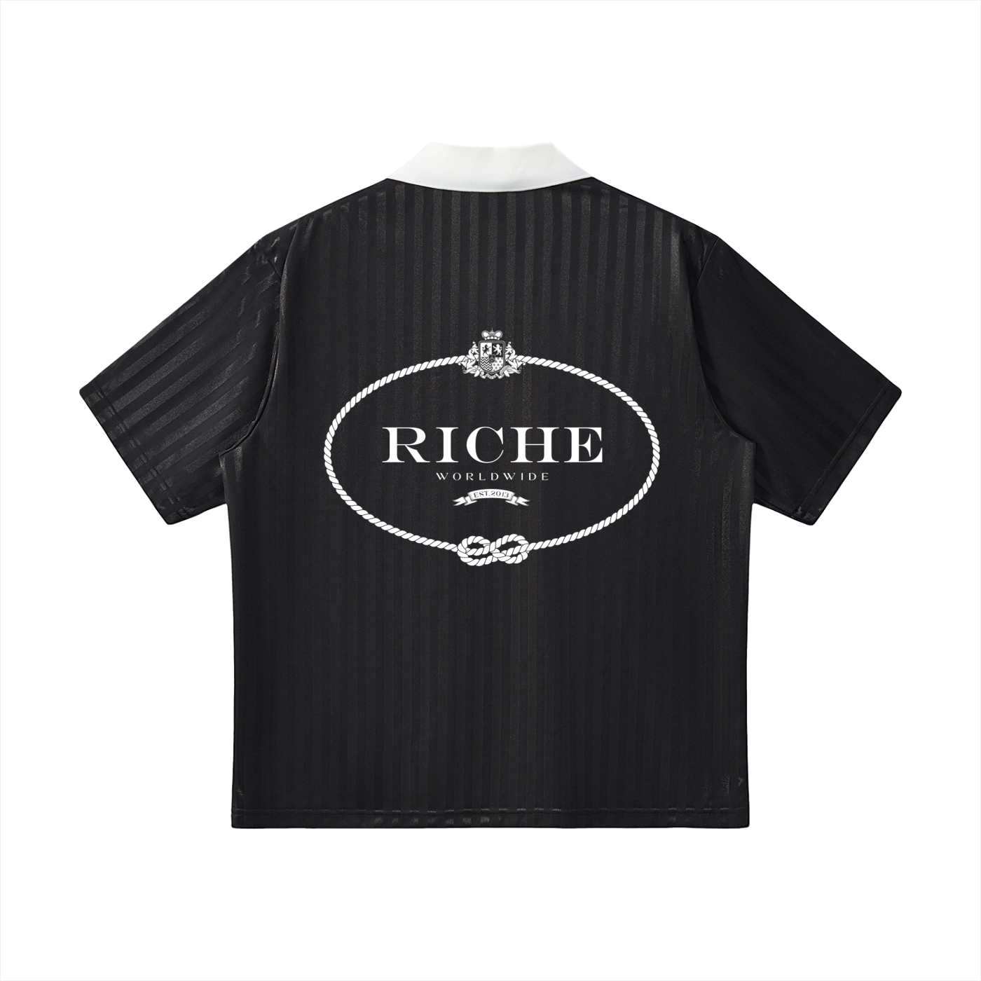 Polygamy Striped Soccer Jersey - 2 | Vie+Riche