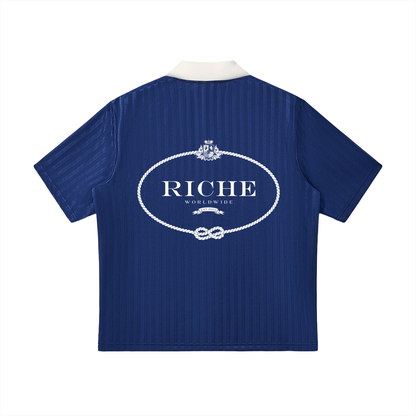Polygamy Striped Soccer Jersey - 2 | Vie+Riche