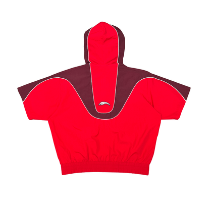Wave hooded nylon short set