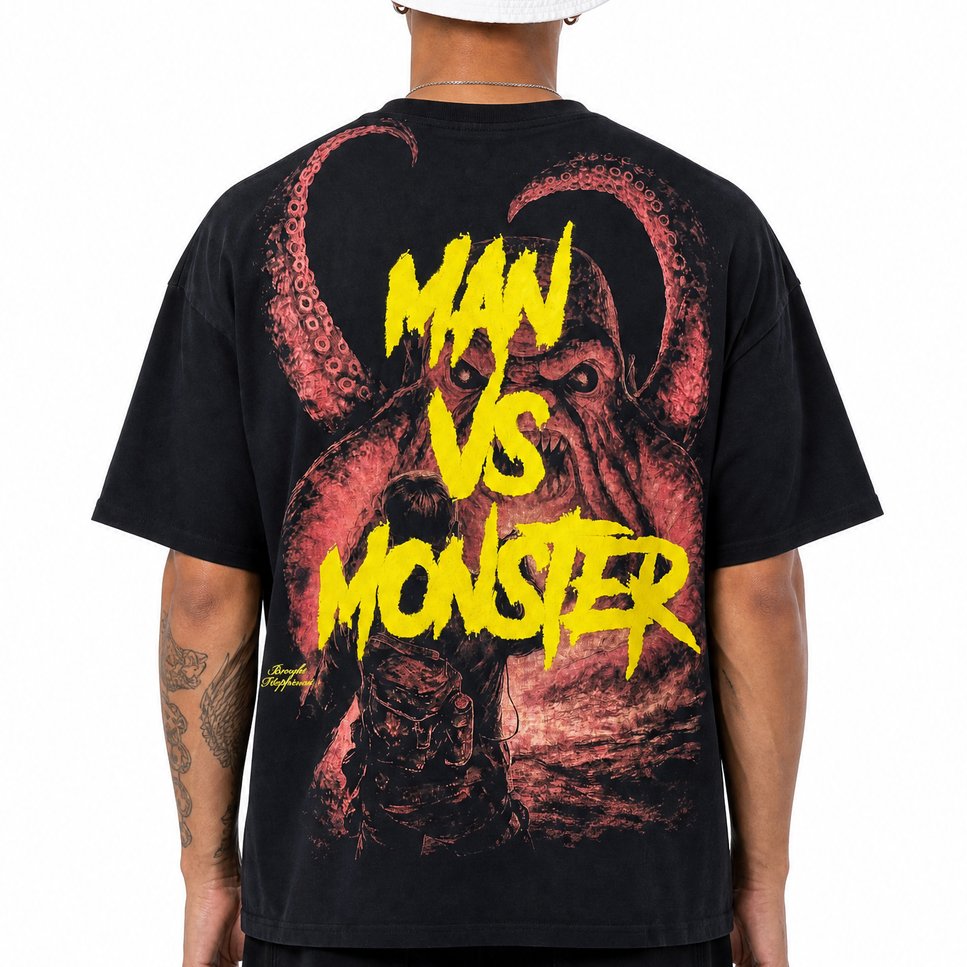 Man vs monster tee