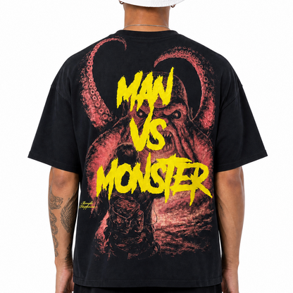 Man vs monster tee
