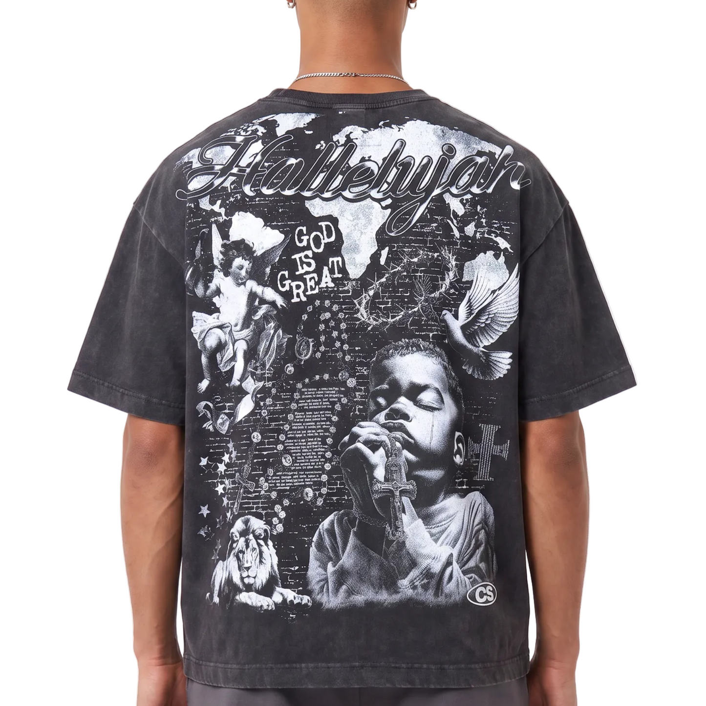 Praying Boy Vintage Graphic Tee