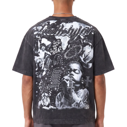Praying Boy Vintage Graphic Tee