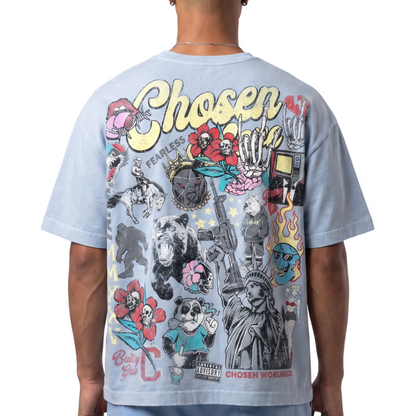 Chosen Floral Skeleton Tee