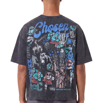Chosen Floral Skeleton Tee