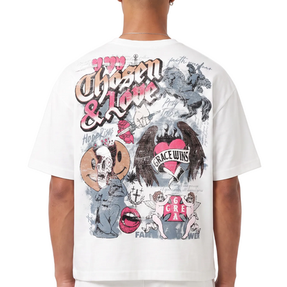 Chosen & Loved Vintage Angel Graphic Tee