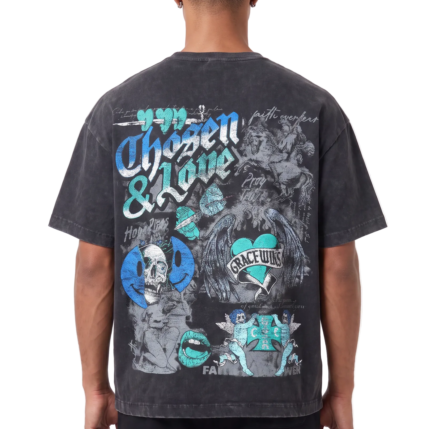 Chosen & Loved Vintage Angel Graphic Tee