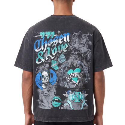 Chosen & Loved Vintage Angel Graphic Tee
