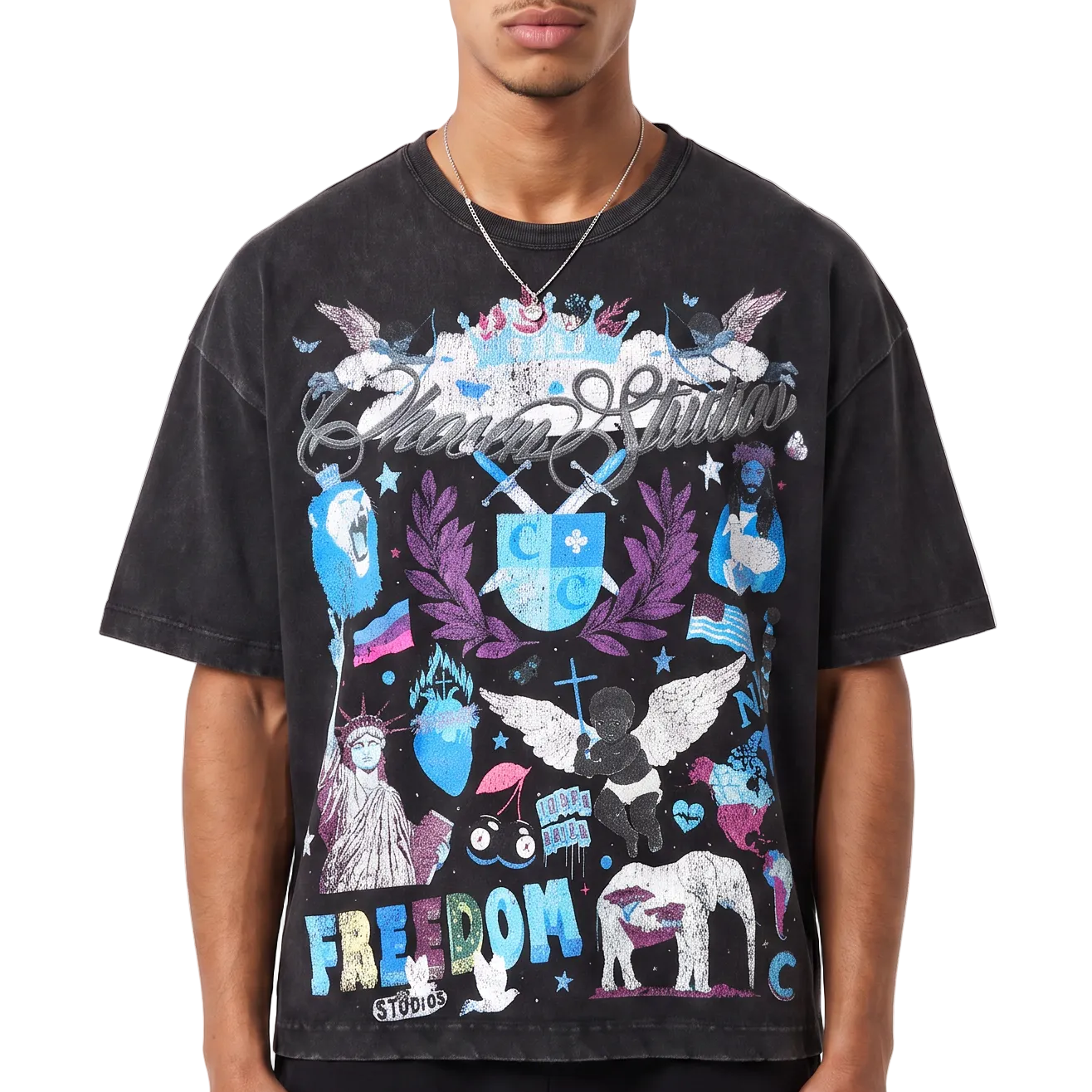 Freedom Crest Collage Tee