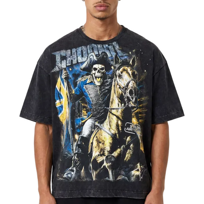 Skull Cavalry Graphic Tee