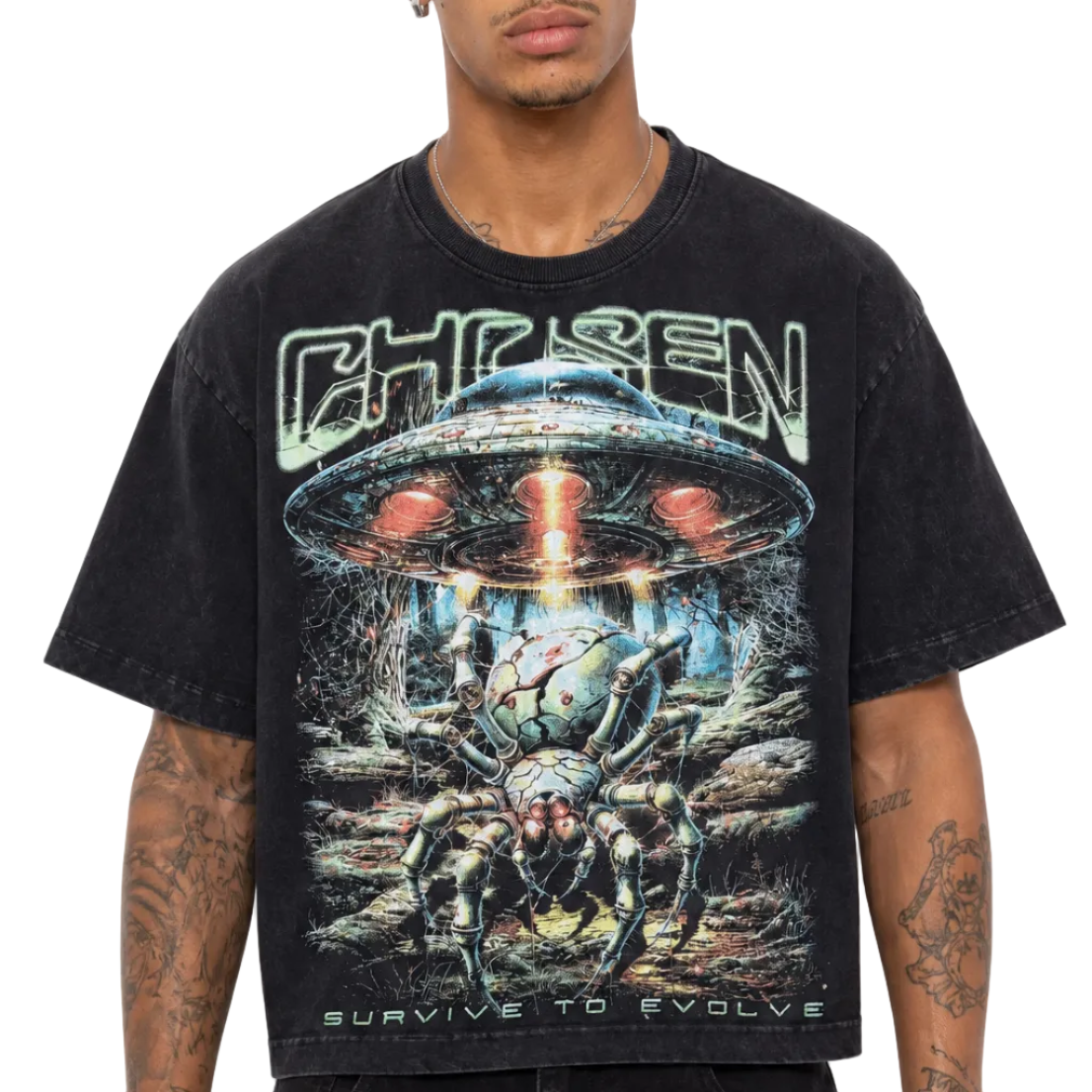 Chosen Cyber Spider Tee