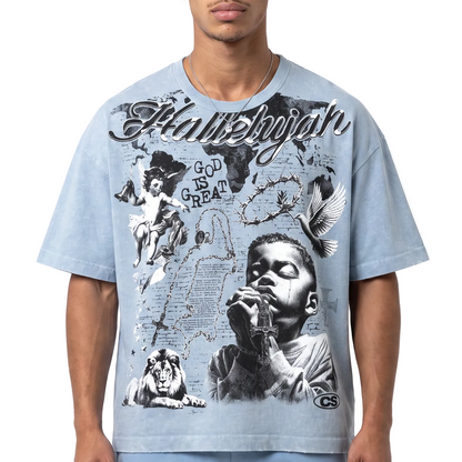 Praying Boy Vintage Graphic Tee