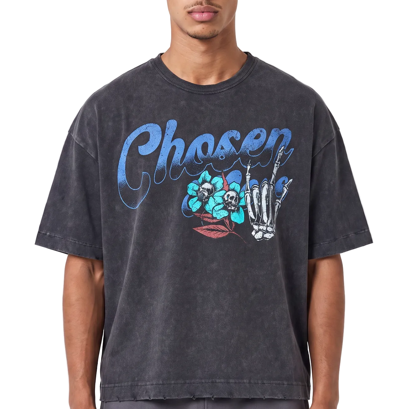 Chosen Floral Skeleton Tee