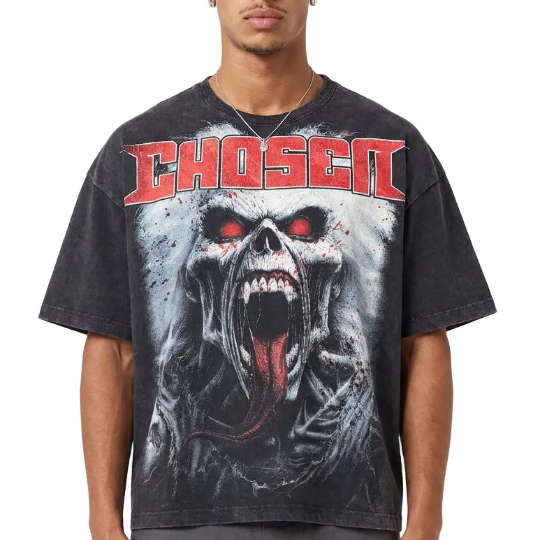 Screaming Skull Metal Band Tee