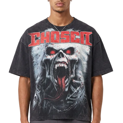 Screaming Skull Metal Band Tee