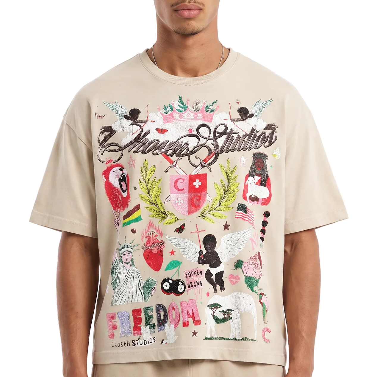 Freedom Crest Collage Tee