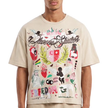 Freedom Crest Collage Tee