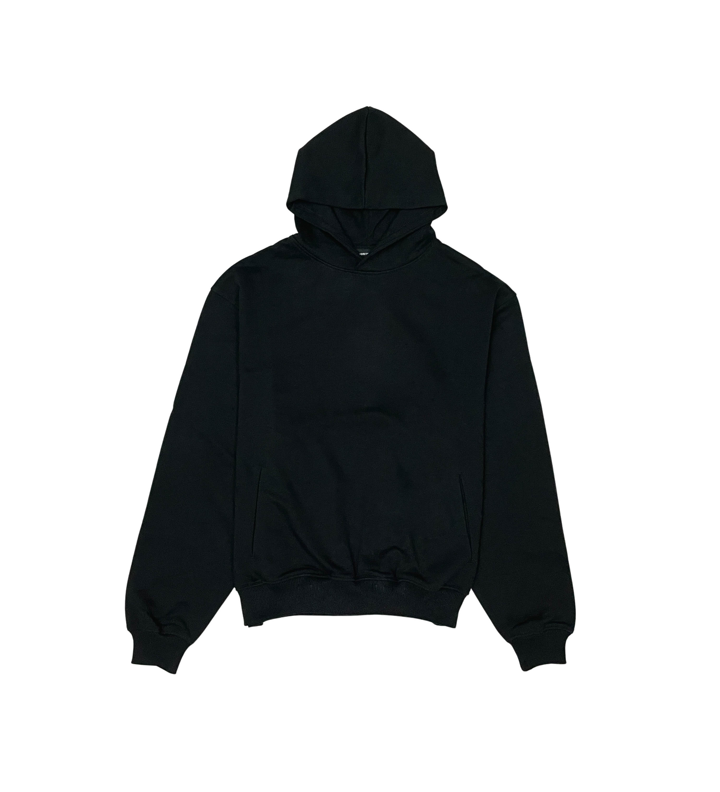French terry drop shoulder hoodie