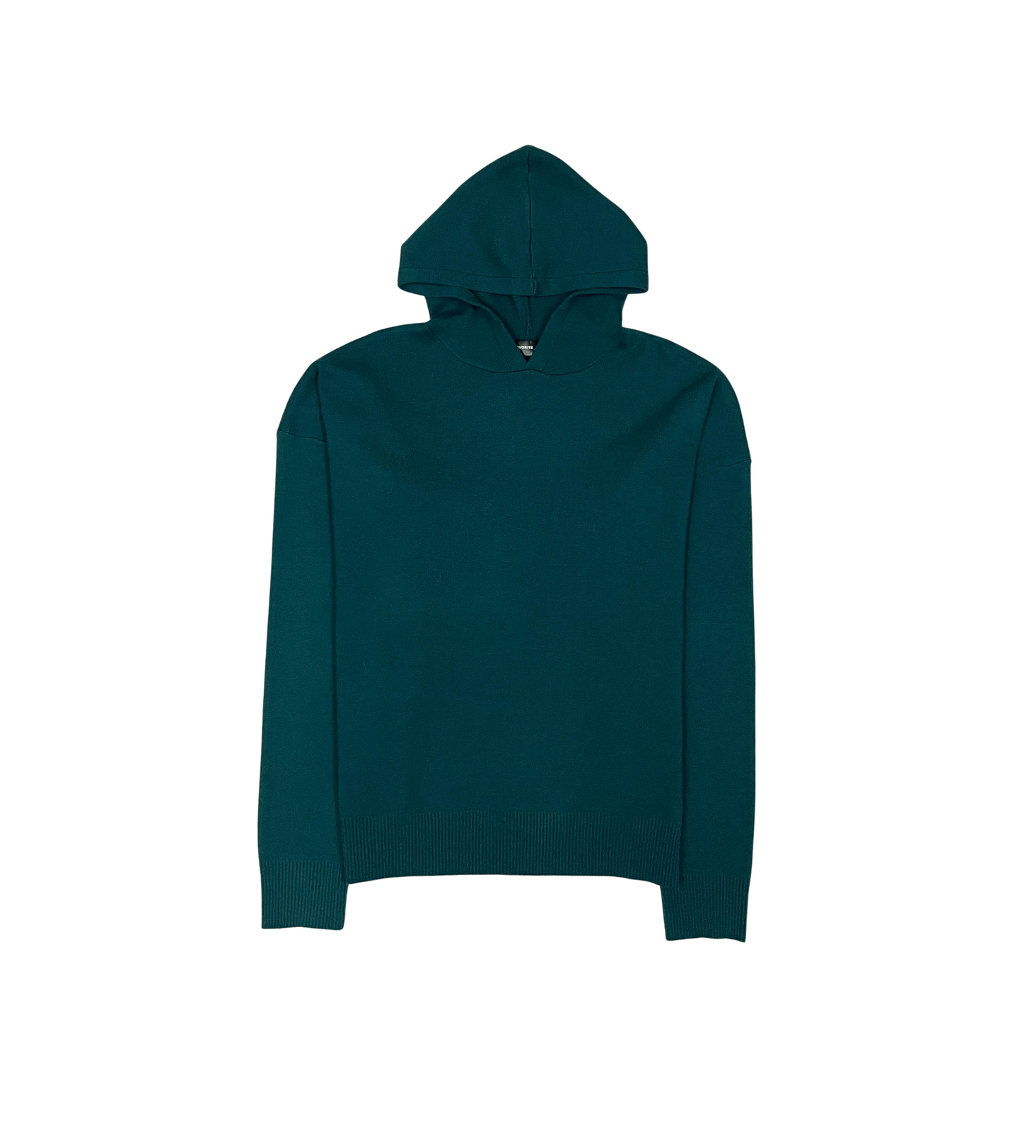 Viscos poly double knit sweater hoodie