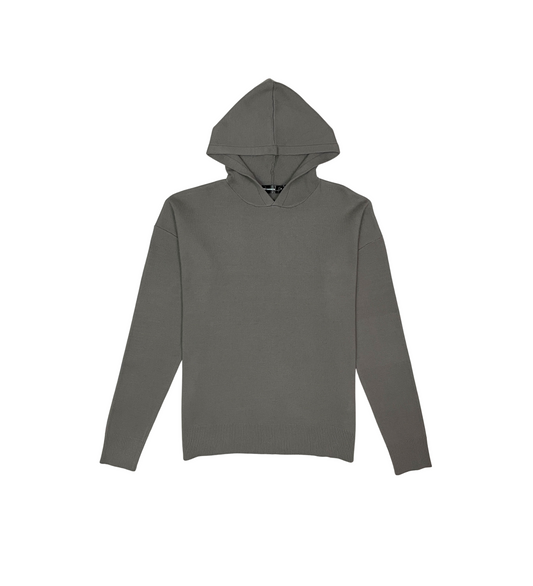 Viscos poly double knit sweater hoodie
