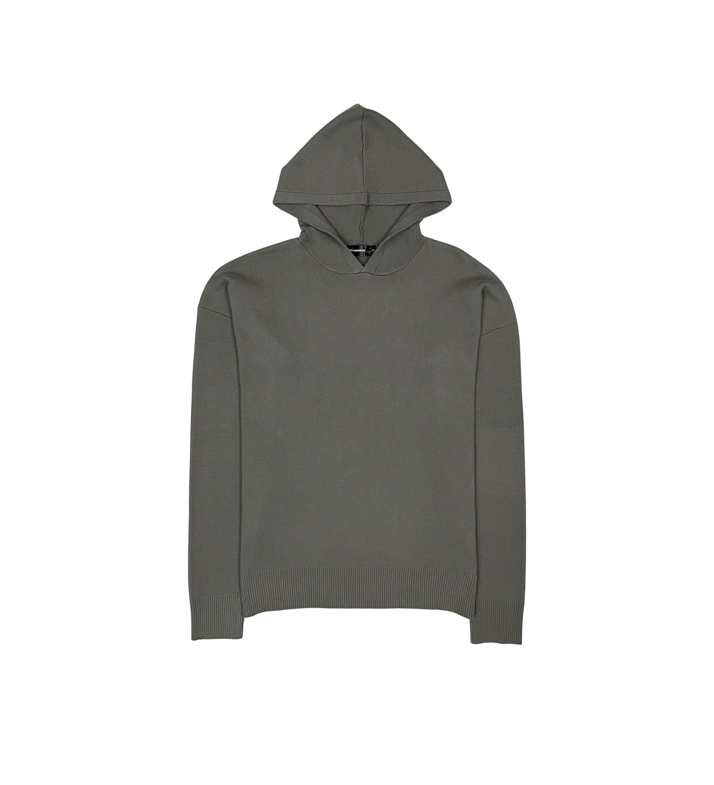 Viscos poly double knit sweater hoodie