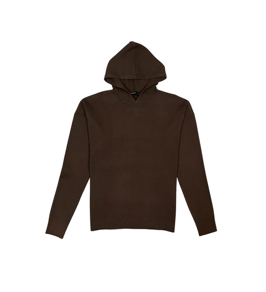 Viscos poly double knit sweater hoodie