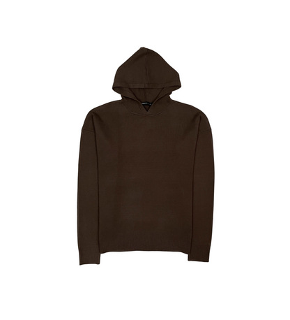 Viscos poly double knit sweater hoodie