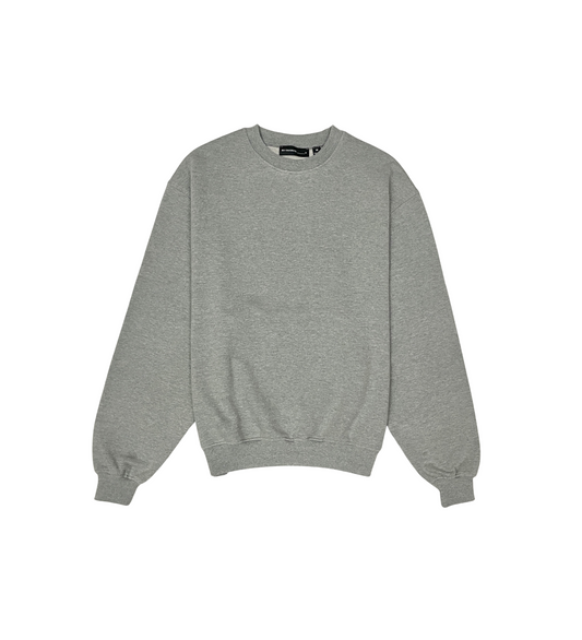 French terry crewneck sweater