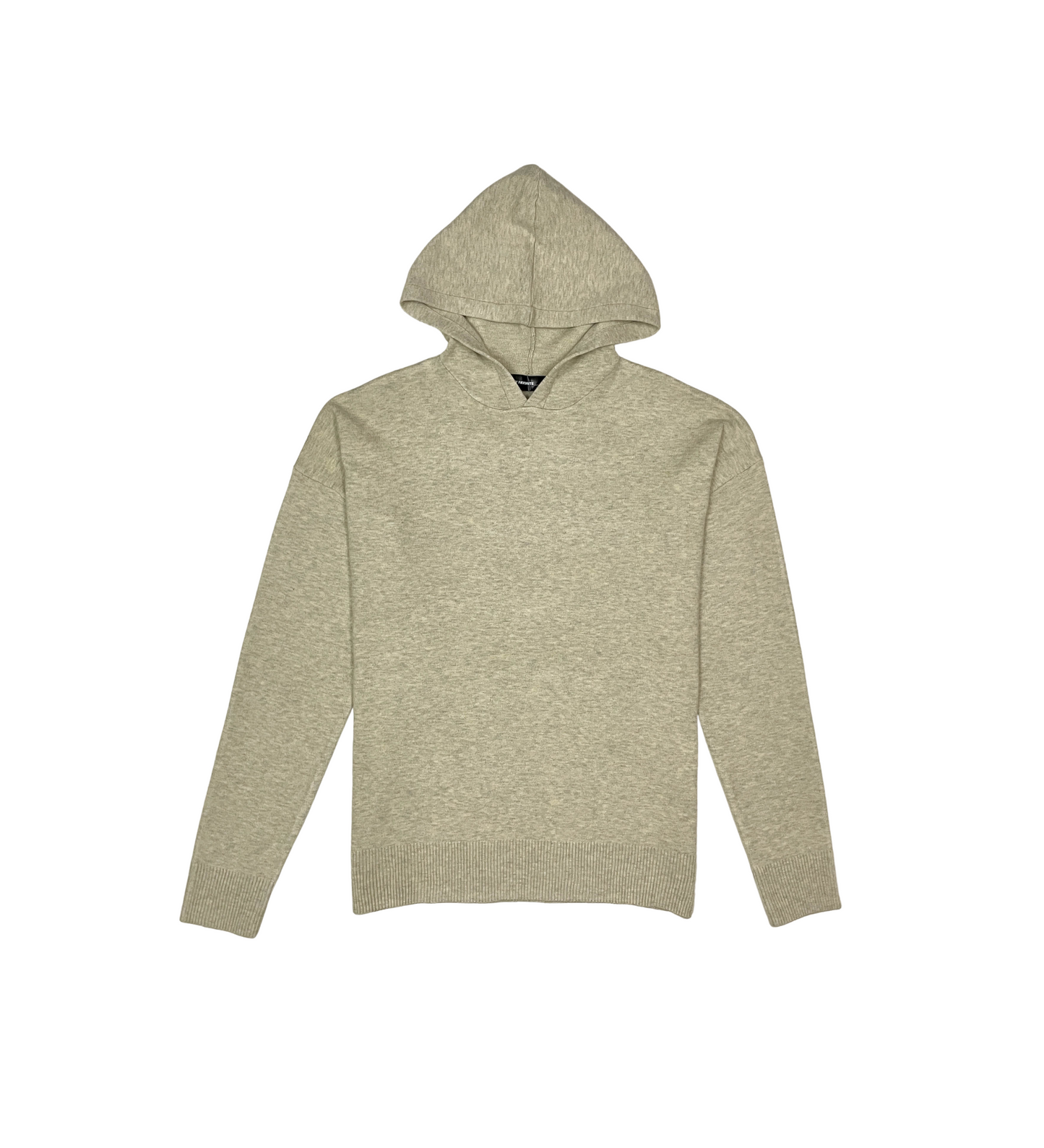 Viscos poly double knit sweater hoodie