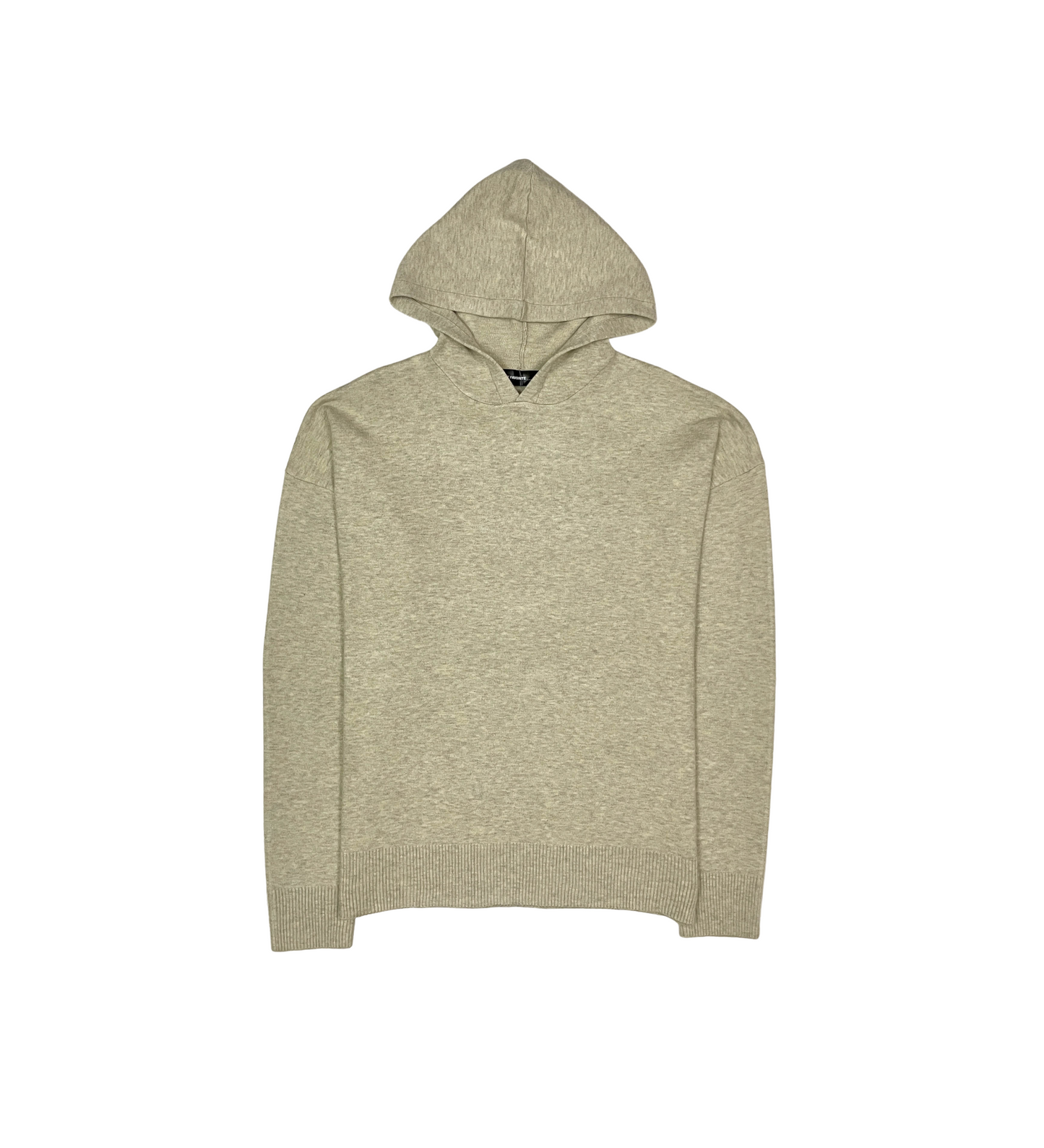 Viscos poly double knit sweater hoodie