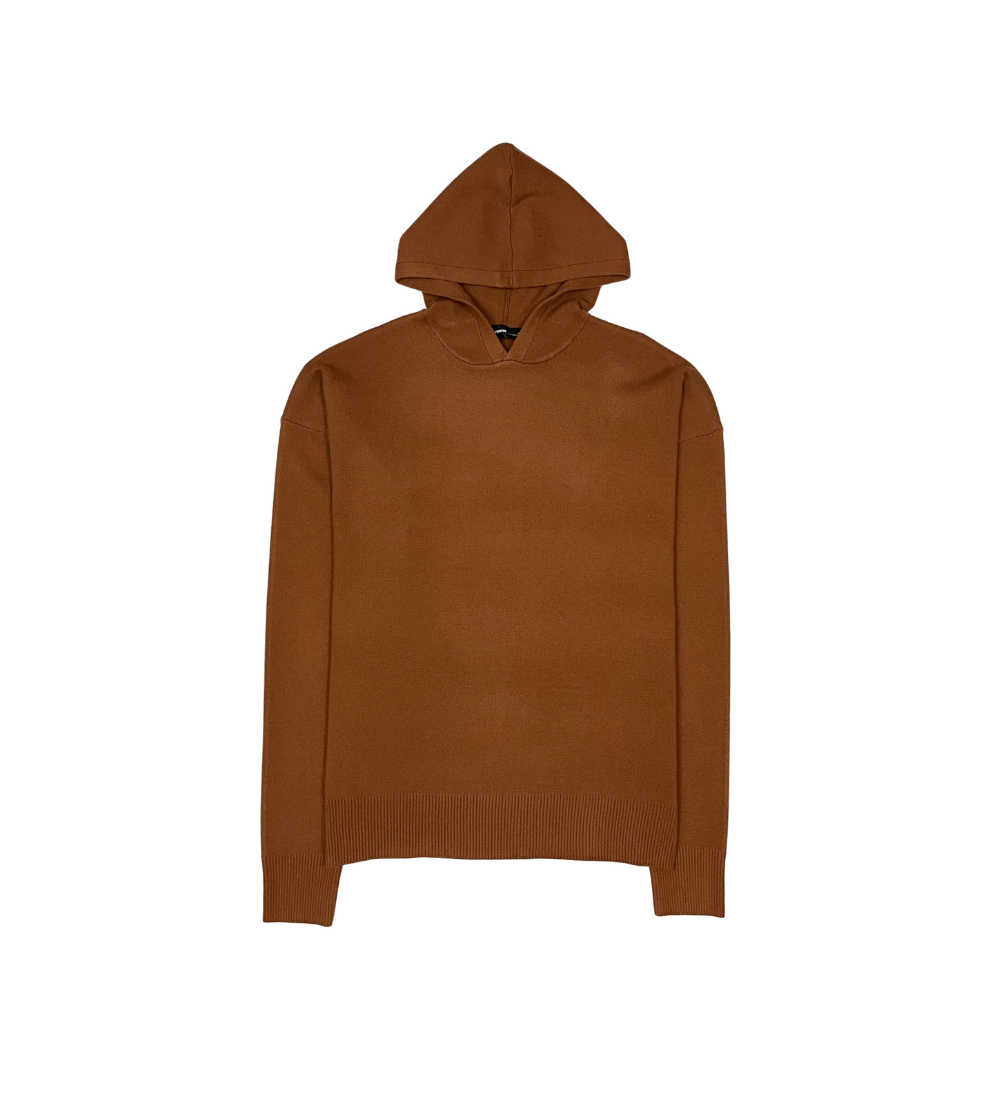 Viscos poly double knit sweater hoodie