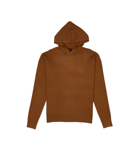 Viscos poly double knit sweater hoodie