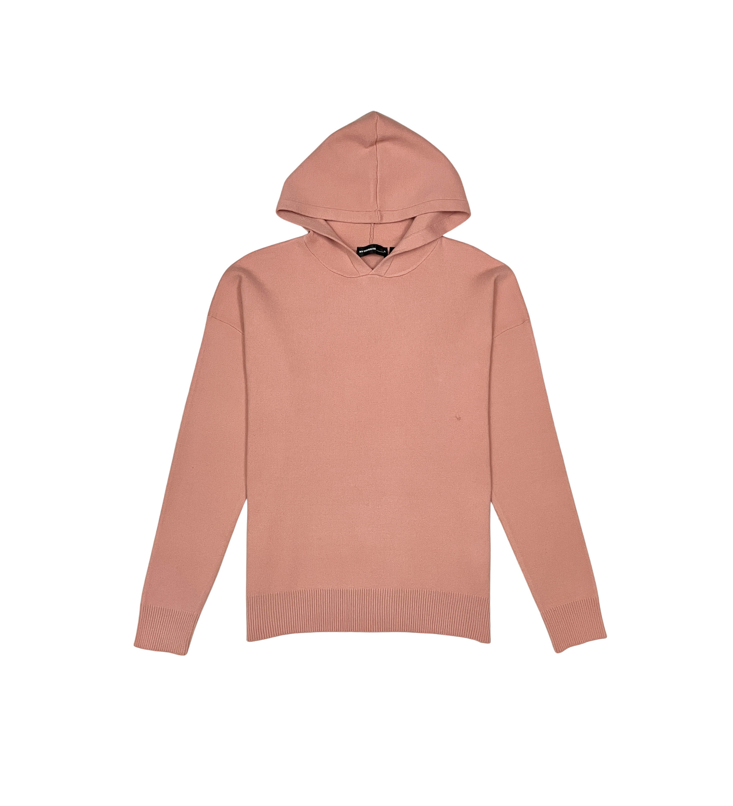 Viscos poly double knit sweater hoodie