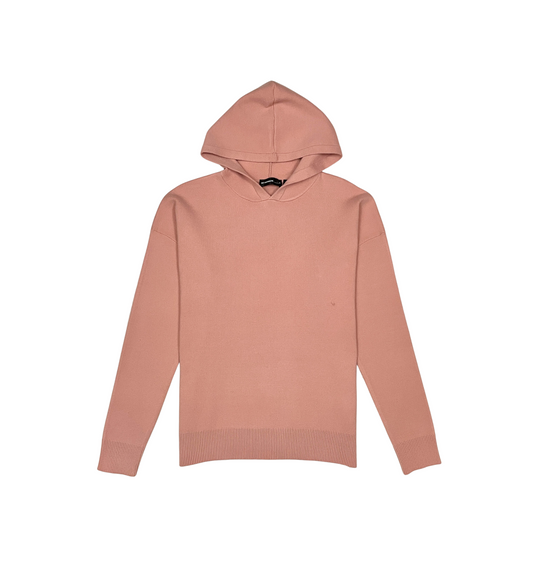 Viscos poly double knit sweater hoodie