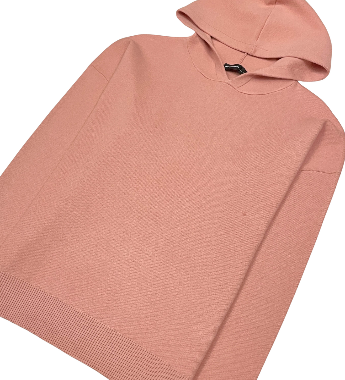 Viscos poly double knit sweater hoodie