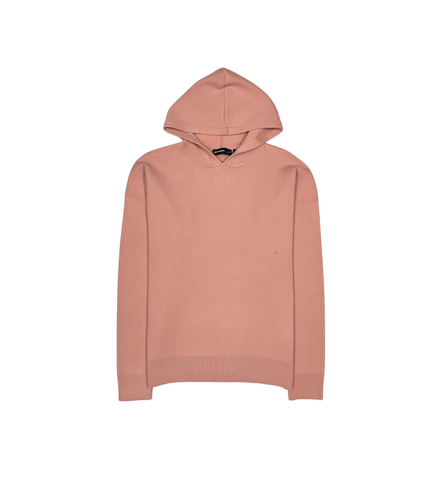 Viscos poly double knit sweater hoodie